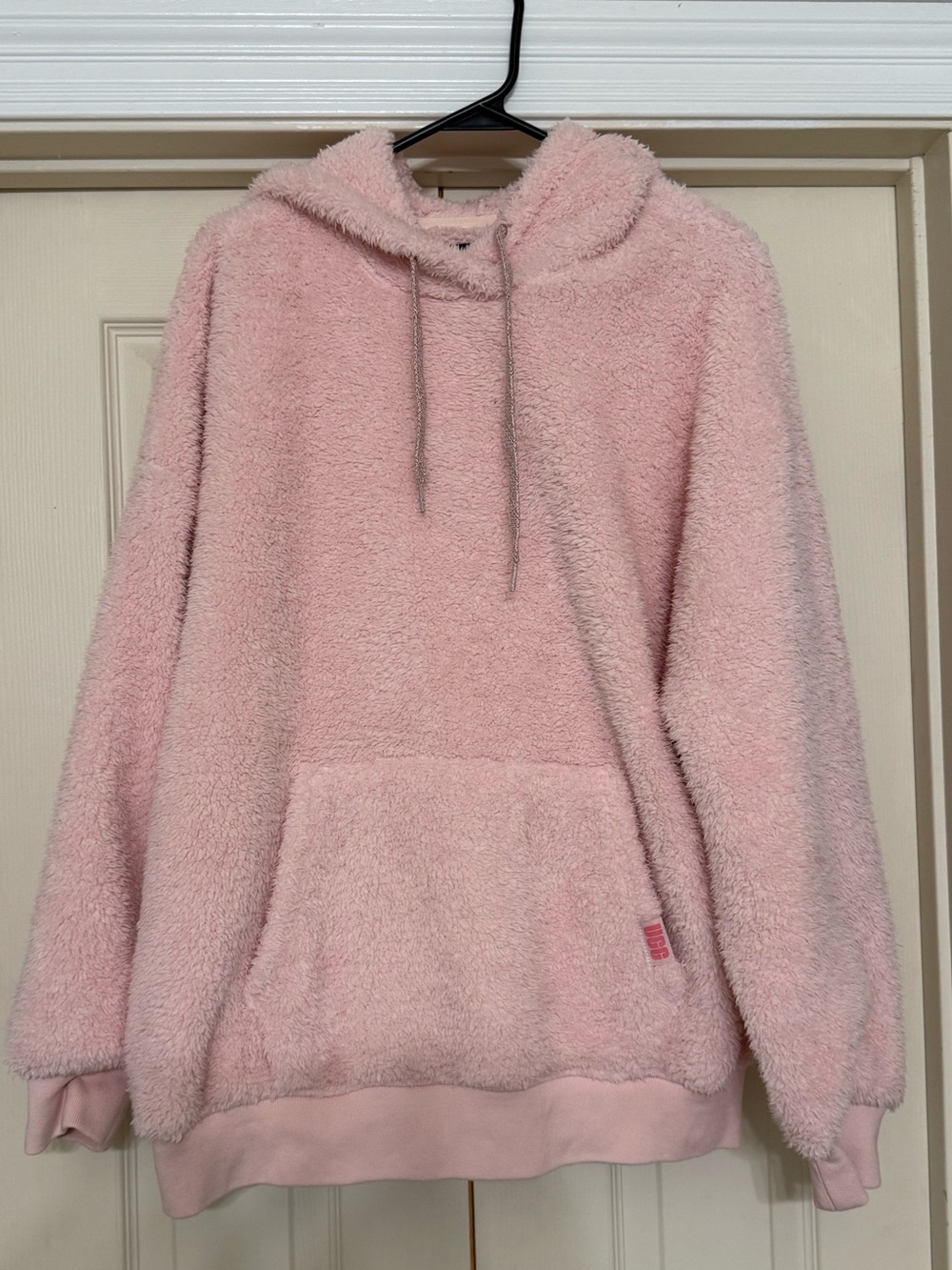 UGG Blush Pink Plush Sherpa Hoodie